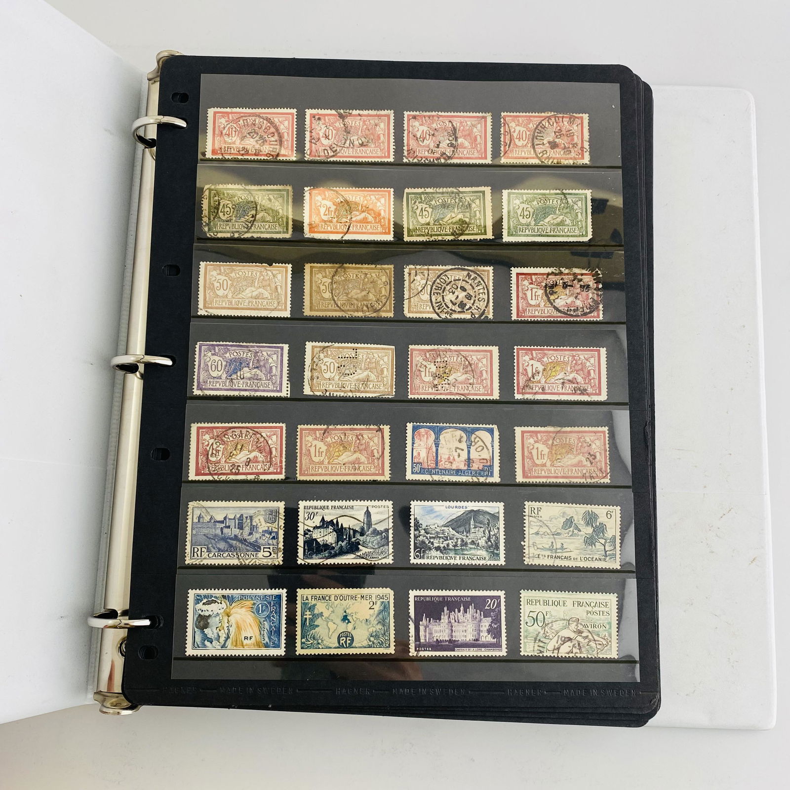 Early France Stamp Album 34 Pages (1 of 4)