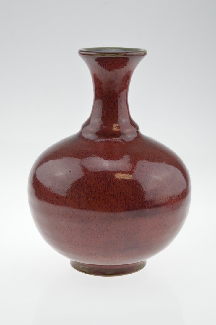 Red Glazed Porcelain Vase (1 of 7)