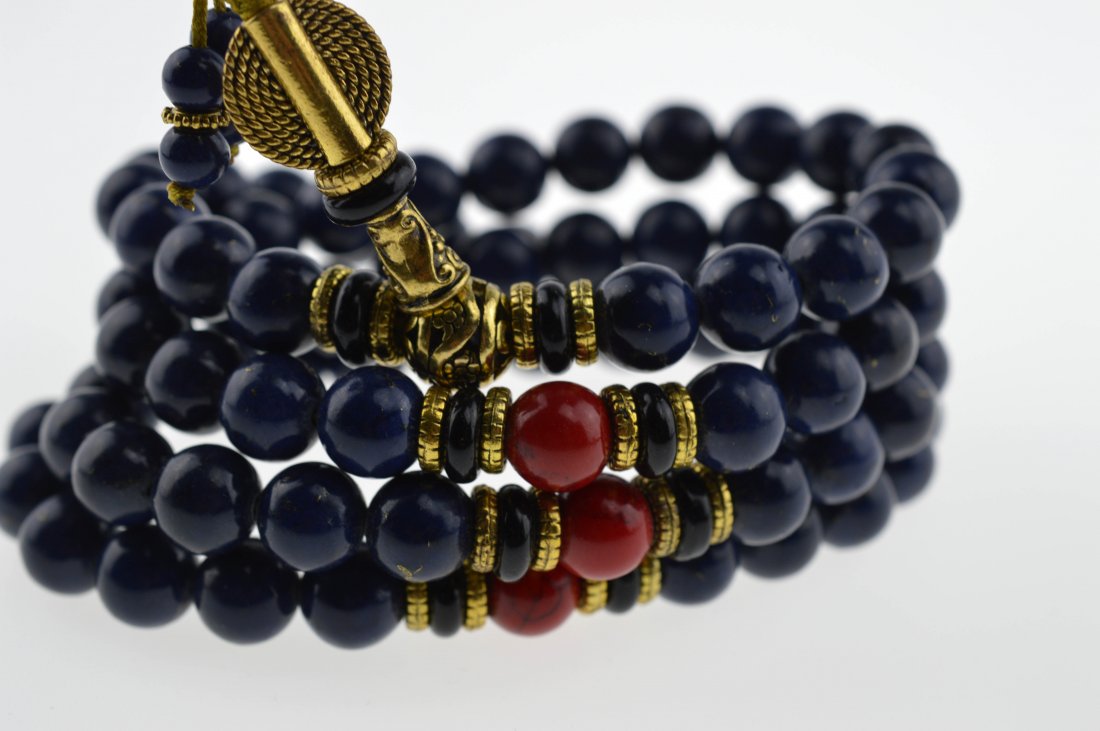 Lapis Lazuli Beads Necklace (1 of 5)