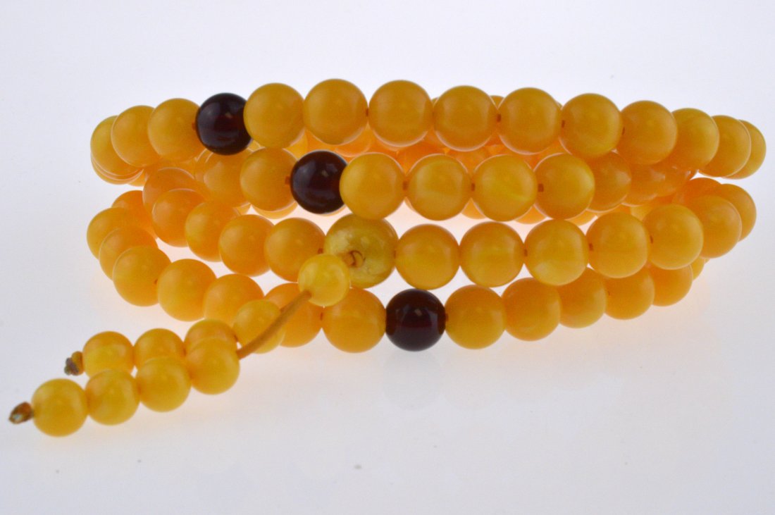 Royal Amber Prayer Beads Necklace (1 of 3)