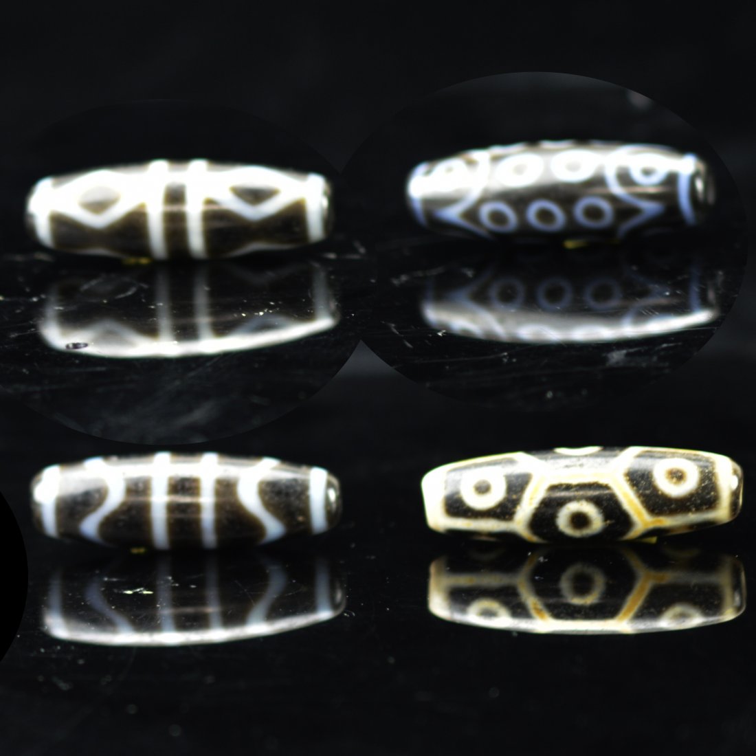 Set of 4 Dzi Beads (1 of 3)