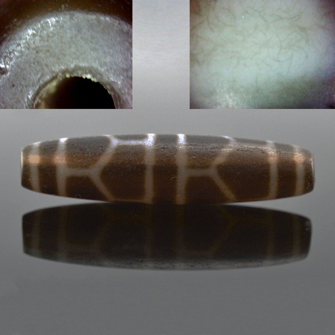 Tortoise-Shell Dzi Bead (1 of 8)