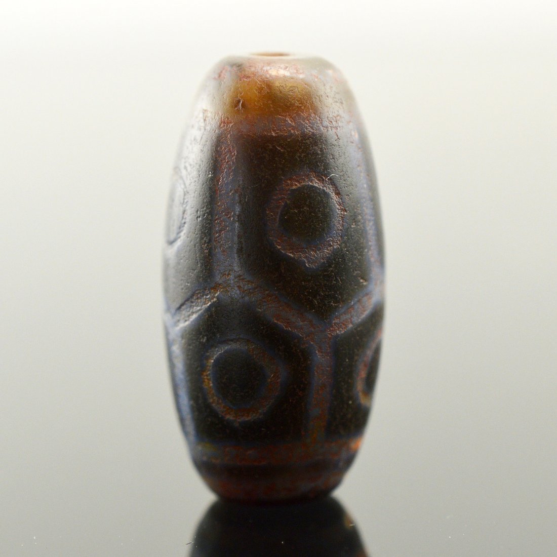 Eight-Eye Tortoise Shell Dzi Bead (1 of 10)