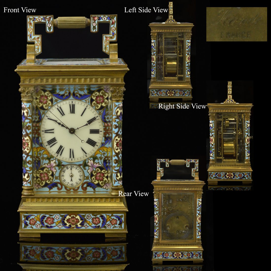 19th Century French Cloisonne Clockwork Piece (1 of 10)