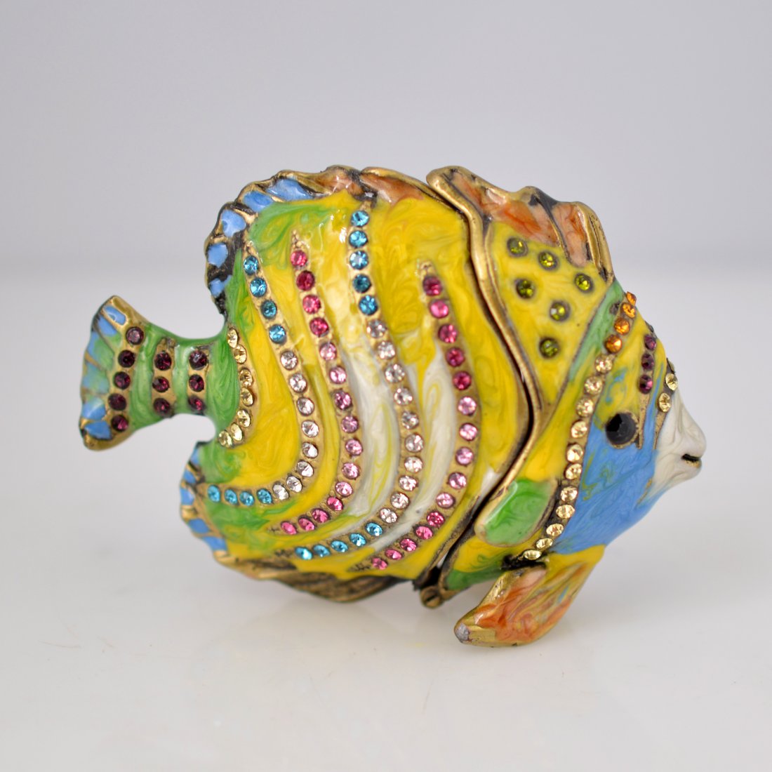 Chinese Enamel Copper Golden Fish Case (1 of 2)