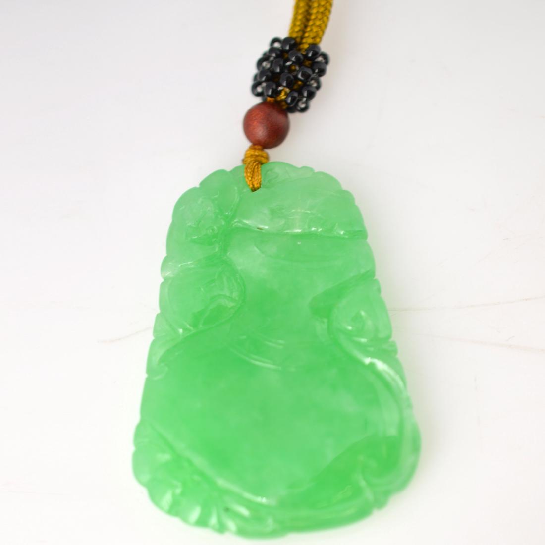 Jadeite Carved Bottle Necklace (1 of 2)