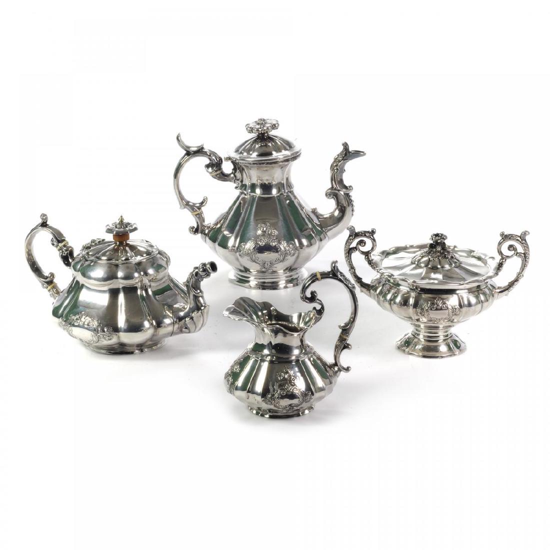 servizio 4 pezzi in argento Francia (1 of 1)