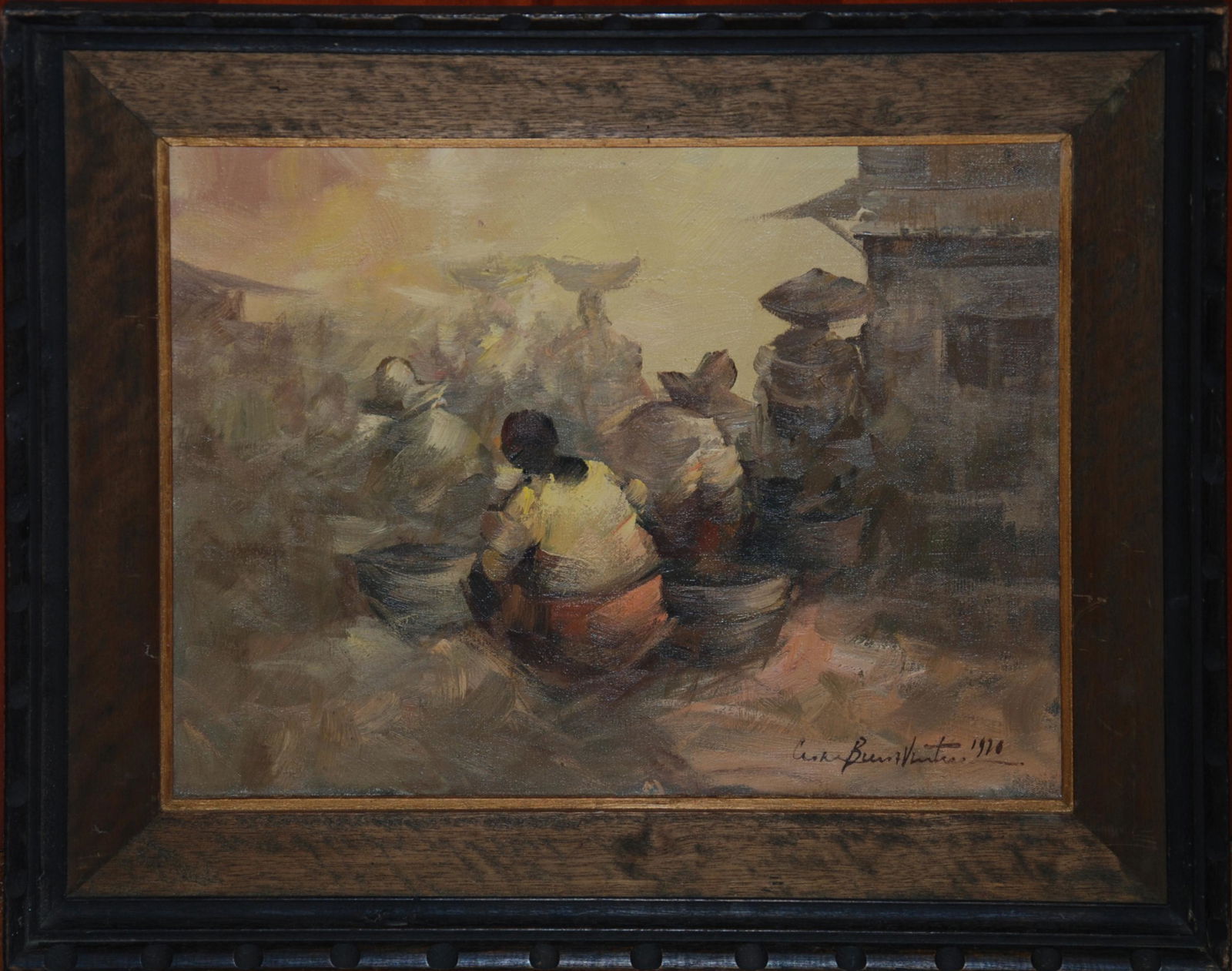 Cesare Buenaventura Y Espinosa 1919/22-1983 olio (1 of 1)