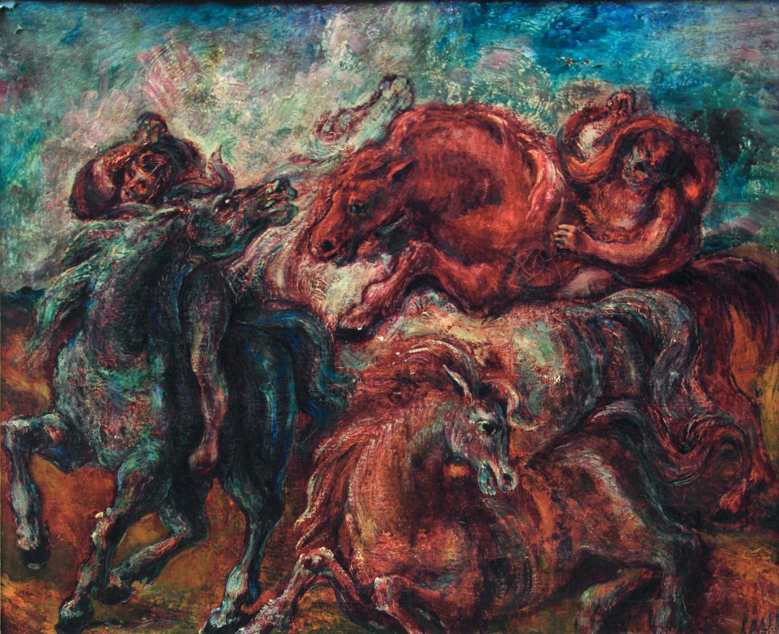 SASSU ALIGI (1912-2000)  Aligi Sassu (Milano (1 of 1)