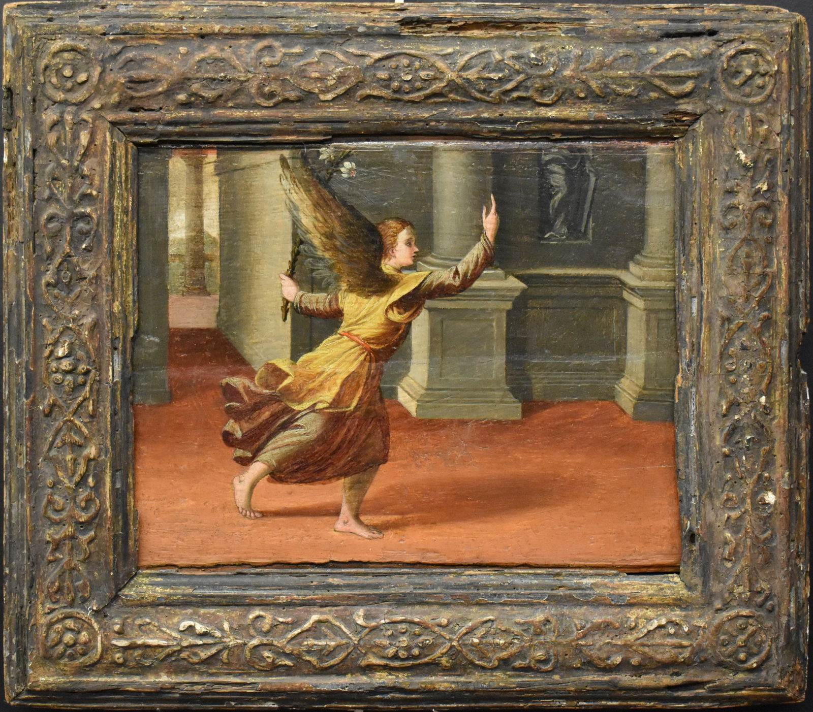 olio su tavola "Annunciazione" scuola italiana (1 of 1)