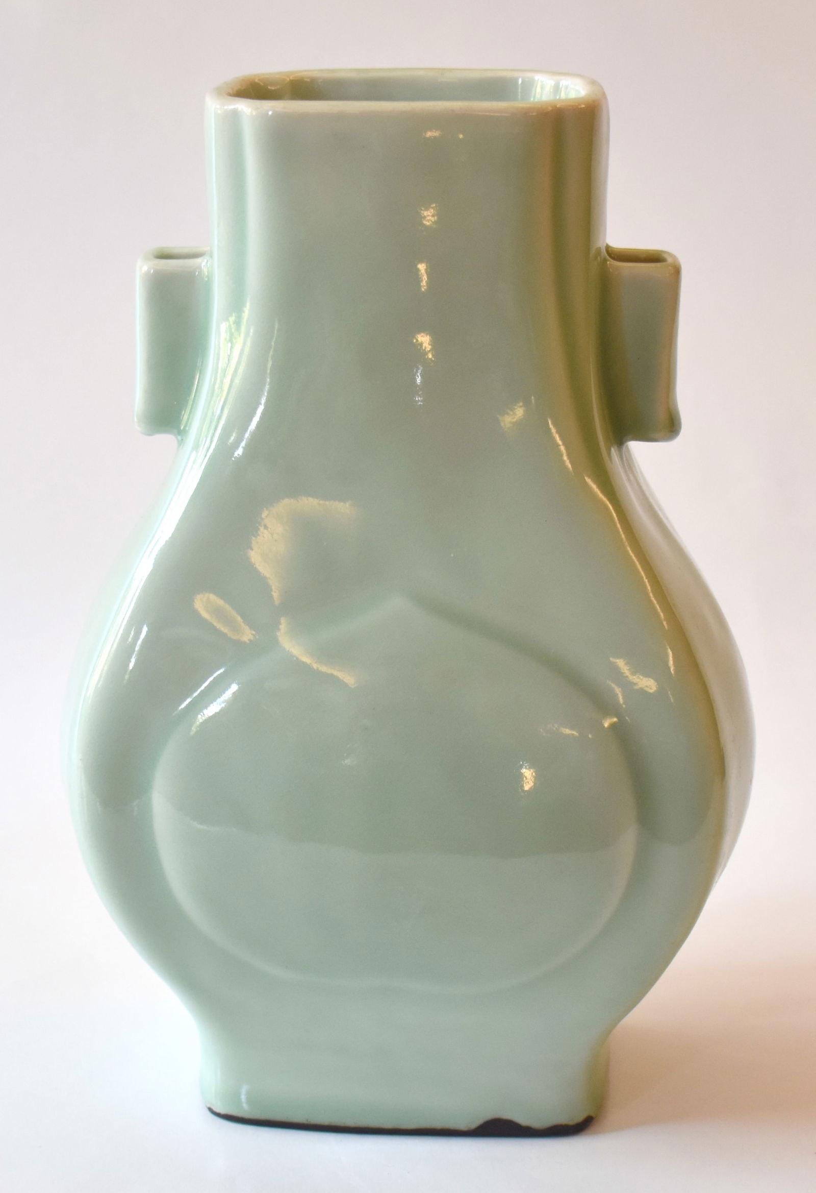 Cina vaso in porellana Celadon cm.x h. 28,5: Cina vaso in porellana Celadon cm.x h. 28,5