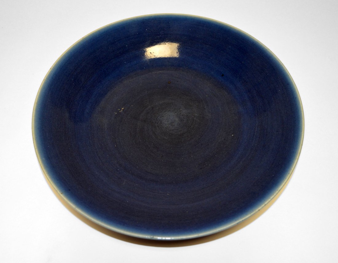Chinese Powder Blue Dish (1 of 6)