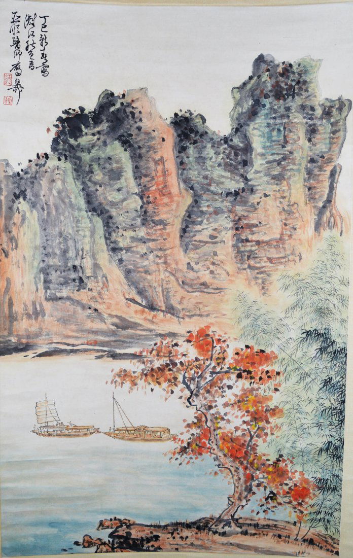 Chines Paintings Xie ZhiLiu (1910-1997) (1 of 6)
