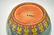 LARGE POLYCHROME GLAZED PORCELAIN FISH BOWL - 7