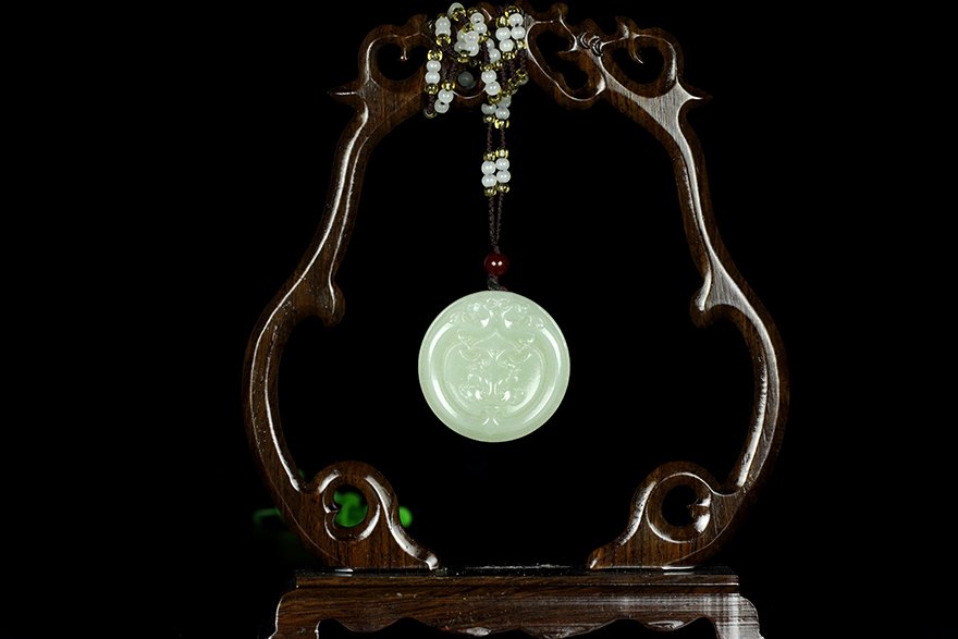 HETIAN JADE PENDANT-Tiger Face for Safety (1 of 8)