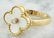 0.06 Carat Authentic Van Cleef Alhambra 18K Yellow Gold - 6