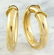 Authentic Cartier 18K Yellow Gold Hoop Earrings