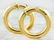 Authentic Cartier 18K Yellow Gold Hoop Earrings - 2