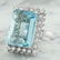 28.80 Carat Aquamarine 18K White Gold Diamond Ring - 2