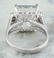 5.85 Carat Aquamarine 18K White Gold Diamond ring - 4