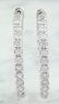 2.00 Carat 18K White Gold Diamond Hoop Earrings - 2