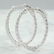 2.00 Carat 18K White Gold Diamond Hoop Earrings - 4