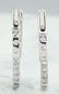 2.00 Carat 18K White Gold Diamond Hoop Earrings - 5