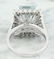 7.23 Carat Aquamarine 18K White Gold Diamond Ring - 3