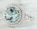 5.55 Carat Aquamarine 18K White Gold Diamond Ring - 2