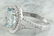 5.55 Carat Aquamarine 18K White Gold Diamond Ring - 6
