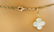 Authentic Van Cleef Alhambra Mother Pearl and Onyx 18K - 3