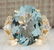10.52CTW Natural Aquamarine And Diamond Ring In 18K