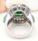 6.90 Carat Natural Emerald 18K Solid White Gold Diamond - 3