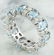 4.45 Carat Aquamarine 18k White Gold Diamond Ring - 3