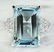6.15 Carat Aquamarine 18K White Gold Diamond Ring