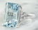 6.15 Carat Aquamarine 18K White Gold Diamond Ring - 2