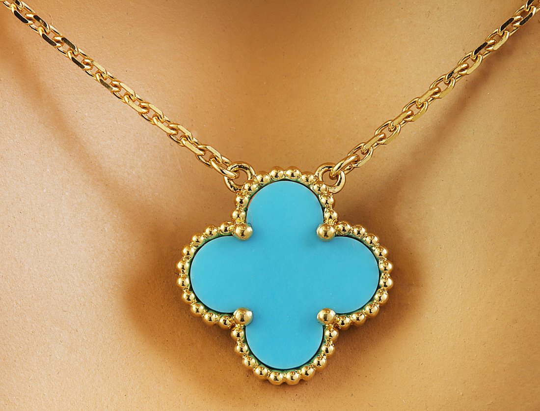 blue van cleef necklace
