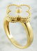 0.06 Carat Authentic Van Cleef Alhambra 18K Yellow Gold - 3