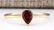 0.50 CTW Natural Garnet Ring In 14k Yellow Gold