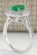 2.00 CTW Natural Colombian Emerald And Diamond Ring In - 3