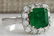 3.15 CTW Natural Colombian Emerald And Diamond Ring In - 2