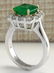 3.15 CTW Natural Colombian Emerald And Diamond Ring In - 3