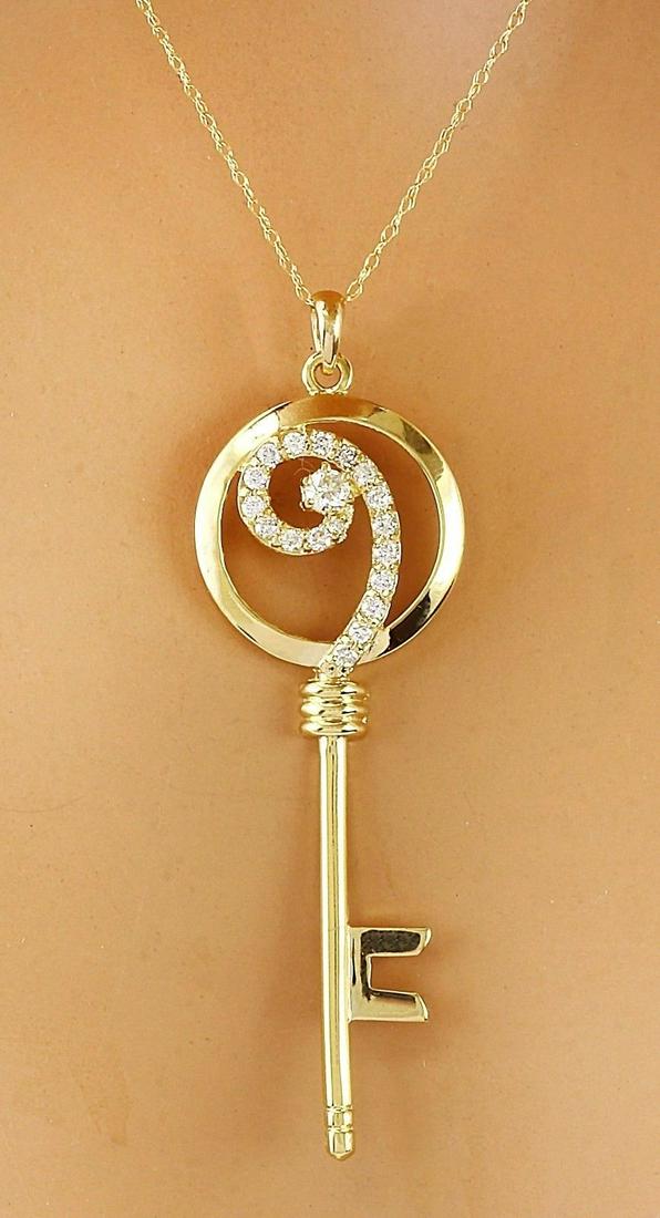 0.35 CTW Natural Diamond 14K Solid Yellow Gold Pendant: 0.35 CTW Natural Diamond 14K Solid Yellow Gold Pendant Necklace Manufacturer's Suggested Retail Price: $ 2150.00 0.35 Carat Natural Diamond 14K Solid Yellow Gold Pendant Necklace Item Type: Necklace I