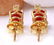 1.76 CTW Natural Ruby 14K Solid Yellow Gold Diamond - 4