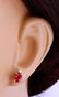 1.76 CTW Natural Ruby 14K Solid Yellow Gold Diamond - 5
