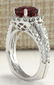 4.02 CTW Natural Pink Tourmaline And Diamond Ring 14K - 3