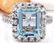 6.05 CTW Natural Aquamarine 18K Solid White Gold