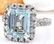 6.05 CTW Natural Aquamarine 18K Solid White Gold - 2