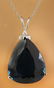 36.20 CTW Topaz 14K White Gold Diamond Necklace