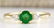 0.70 CTW Natural Emerald And Diamond Ring In 18K Yellow